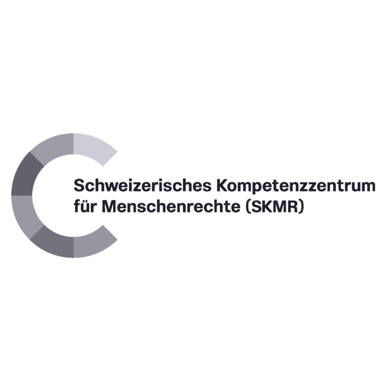 It shows the official logo of the SKMR in black and white.